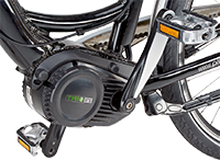 Detail 2 zu Elektrorad 'E-Bike Alu- Trekking 28'' e-novation Mittelmotor licensed by JD'